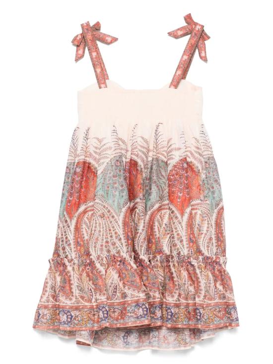 25FW [키즈] 짐머만 원피스 2744DSS251 CREAM PAISLEY CMP Cream - ZIMMERMANN