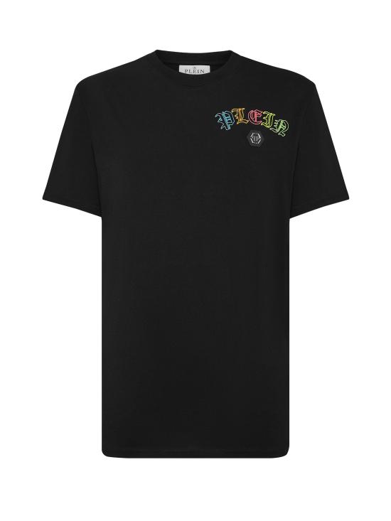  필립 플레인 반팔 티셔츠 MTK6815 PJY002N02 BLACK