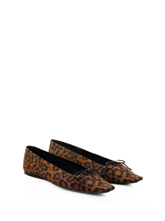 25SS 생로랑 파피 발레리나 플랫 슈즈 818799 AAEHY2038 MANTO NATURALE NERO - SAINT LAURENT