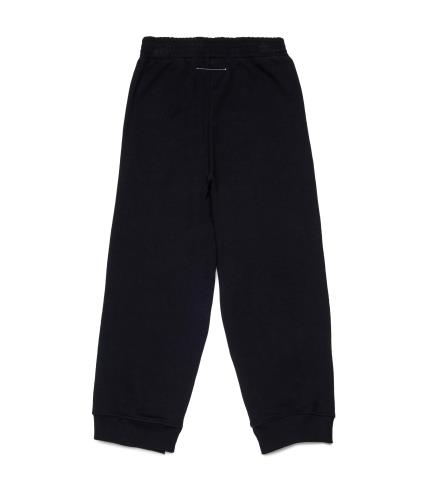 25FW [키즈] MM6 메종마르지엘라 스트레이트 팬츠 M60895 MM02X M6900 Black - MM6 MAISON MARGIELA