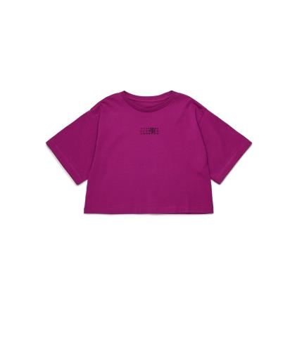 25FW [키즈] MM6 메종마르지엘라 티셔츠 M60908 MM04I M6602 Purple