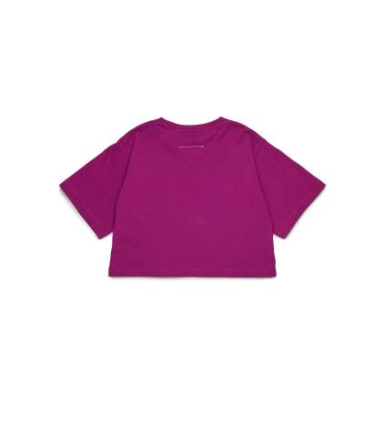 25FW [키즈] MM6 메종마르지엘라 티셔츠 M60908 MM04I M6602 Purple - MM6 MAISON MARGIELA