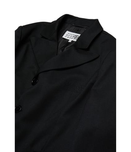 25FW [키즈] MM6 메종마르지엘라 자켓 M60831 MM03D M6900 Black - MM6 MAISON MARGIELA