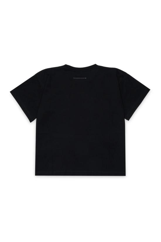 25FW [키즈] MM6 메종마르지엘라 티셔츠 M60906 MM04I M6900 Black