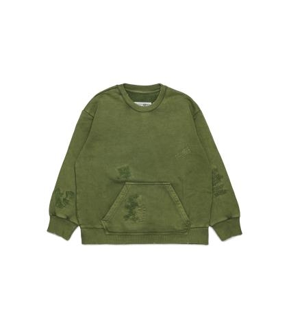 25FW [키즈] MM6 메종마르지엘라 니트/스웻셔츠 M60867 MM06A M6514 Green