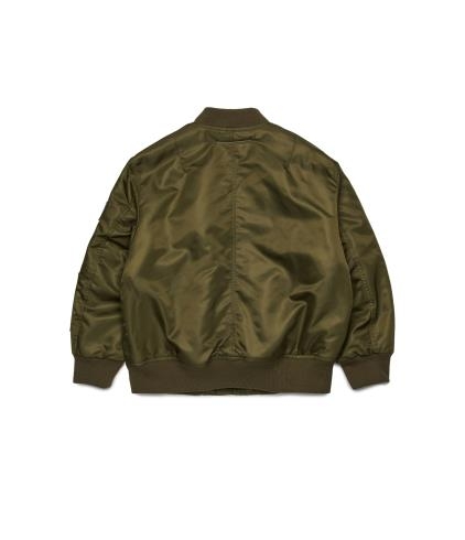 25FW [키즈] MM6 메종마르지엘라 캐주얼 자켓 M60832 MM03B M6514 Green - MM6 MAISON MARGIELA