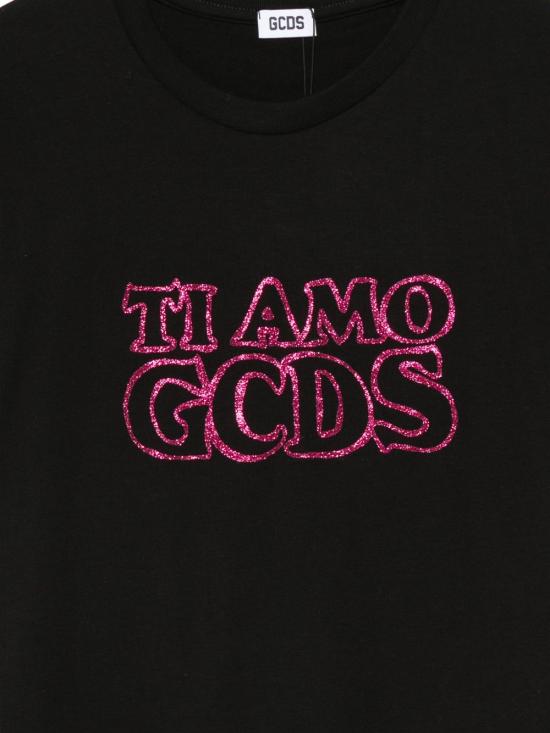 25FW [키즈] 지씨디에스 티셔츠 B2JW2335BA3 99 Black - GCDS