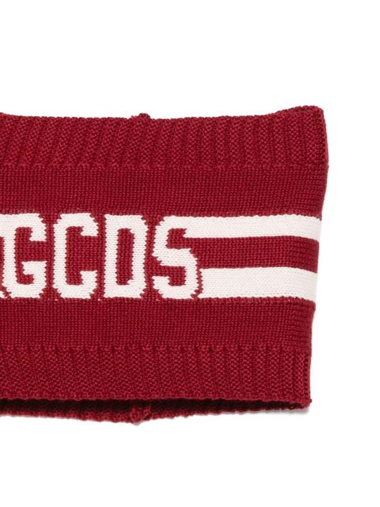 25FW [키즈] 지씨디에스 넥워머/머플러/스카프 B2JU5819AL9 49 Bordeaux - GCDS