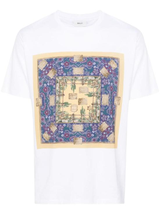  발리 반팔 티셔츠 MJE05A CO018U001 White