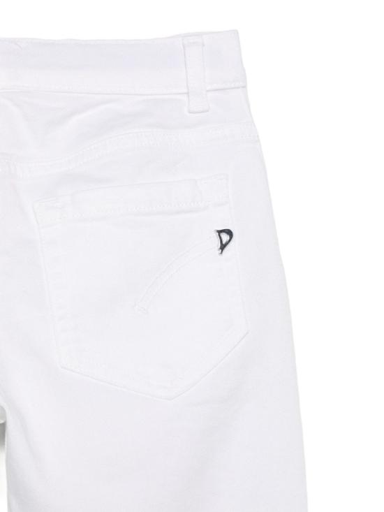 25FW [키즈] 돈답 스트레이트 팬츠 DFPA169 C DS039 0009 White - DONDUP
