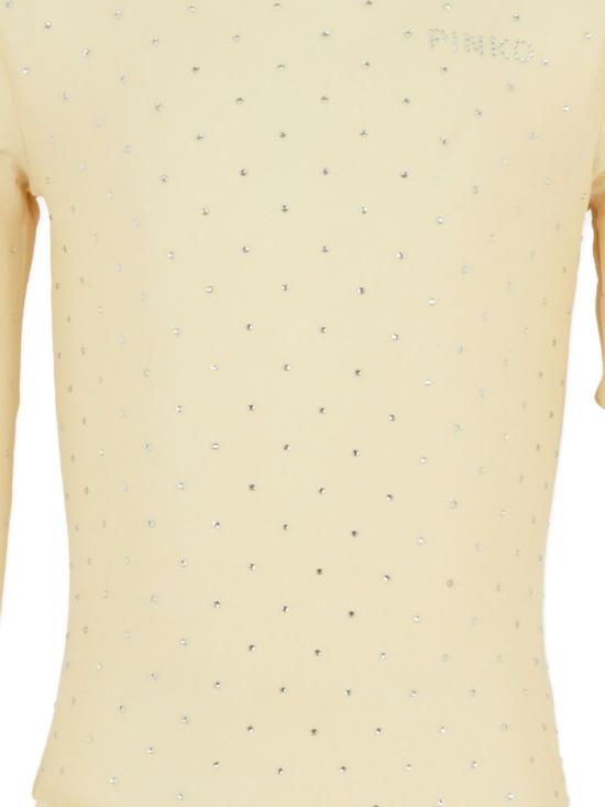 25FW [키즈] 핑코 탑 KFBD002 C TU023 D819 Cream - PINKO