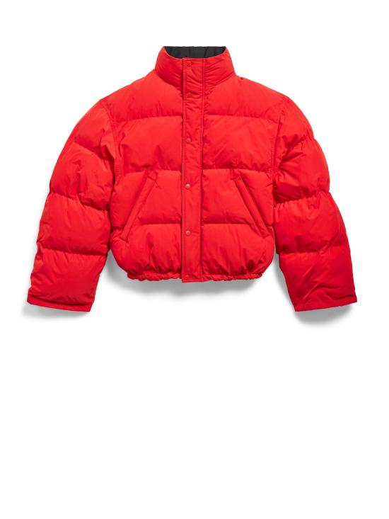 24FW 발렌시아가 숏패딩 808794 TRO186400 Red