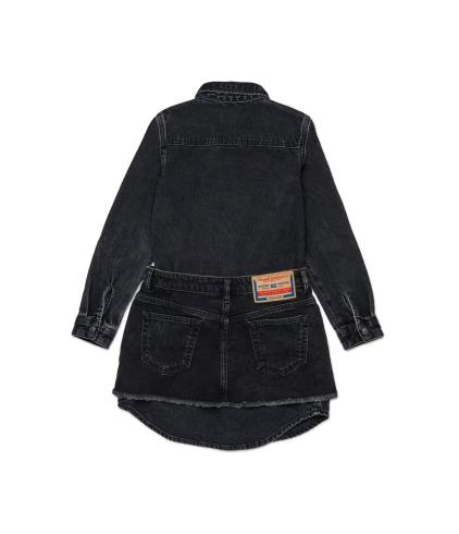 25FW [키즈] 디젤 원피스 J02350 KXBPT K900 Black - DIESEL
