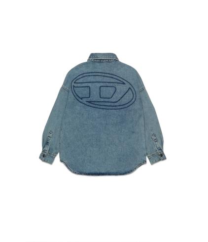 25FW [키즈] 디젤 셔츠 J02307 KXBPS K01 Blue - DIESEL