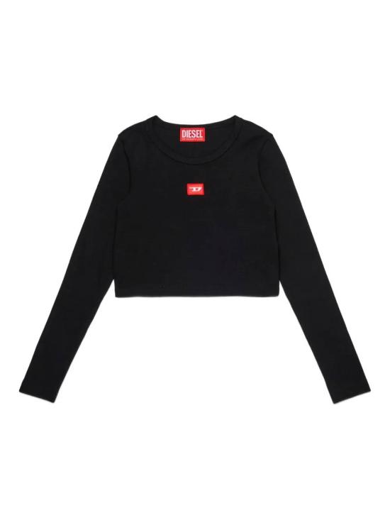 25FW [키즈] 디젤 티셔츠 J02452 KYAZY K900 Black