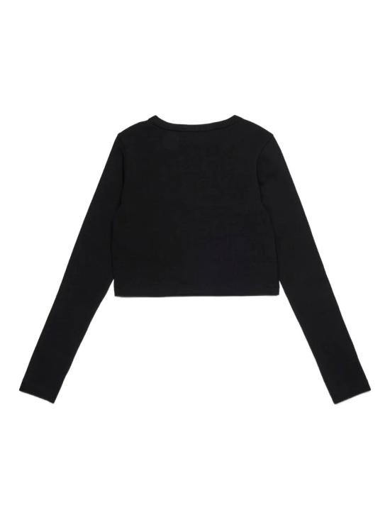 25FW [키즈] 디젤 티셔츠 J02452 KYAZY K900 Black - DIESEL