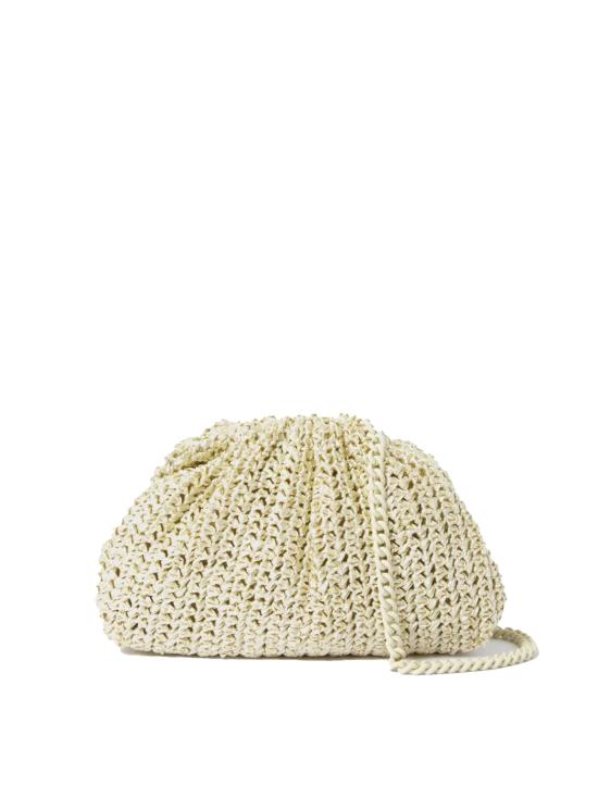 25SS 마리아 라 로사 클러치/파우치 GAME CROCHET GLOW AWB25 426 Grey