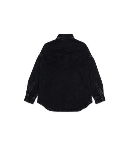 25FW [키즈] 디젤 셔츠 J02307 KXBPT K02 Black - DIESEL