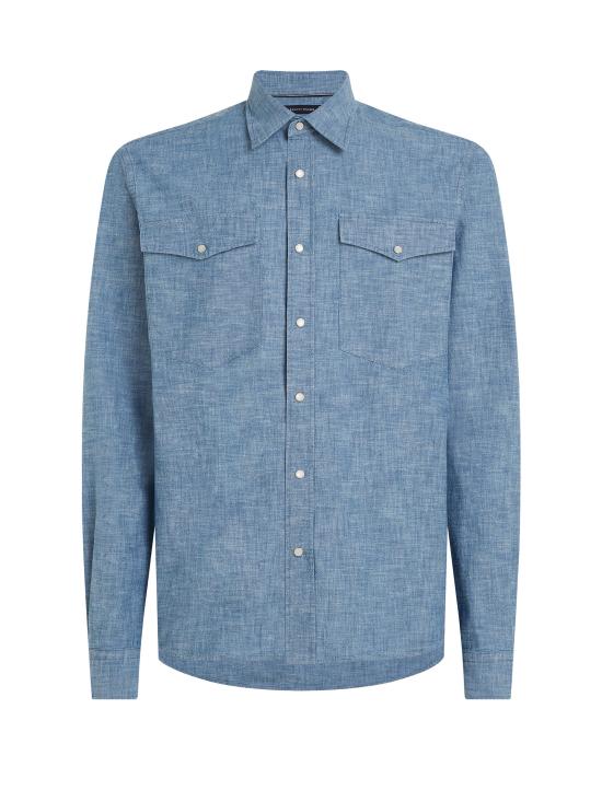  타미힐피거 데님 셔츠 MW0MW34639 1C6 MEDIUM INDIGO
