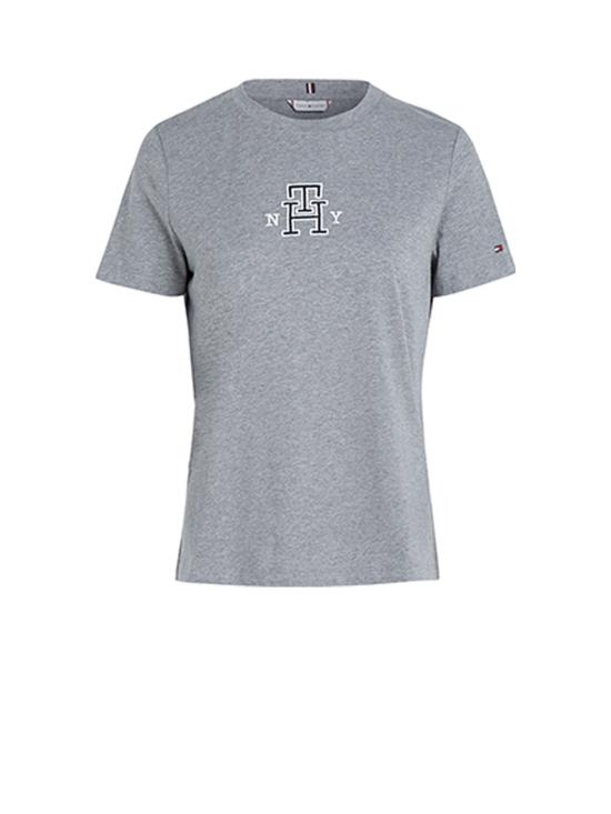  타미힐피거 반팔 티셔츠 WW0WW38874 0IN MED HEATHER GREY