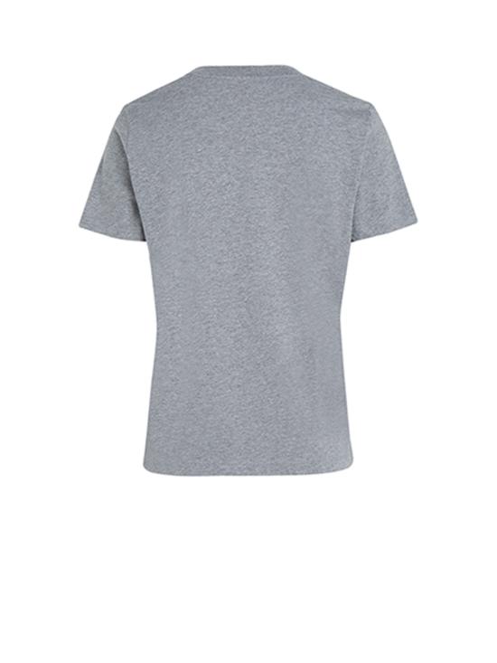  타미힐피거 반팔 티셔츠 WW0WW38874 0IN MED HEATHER GREY - TOMMY HILFIGER