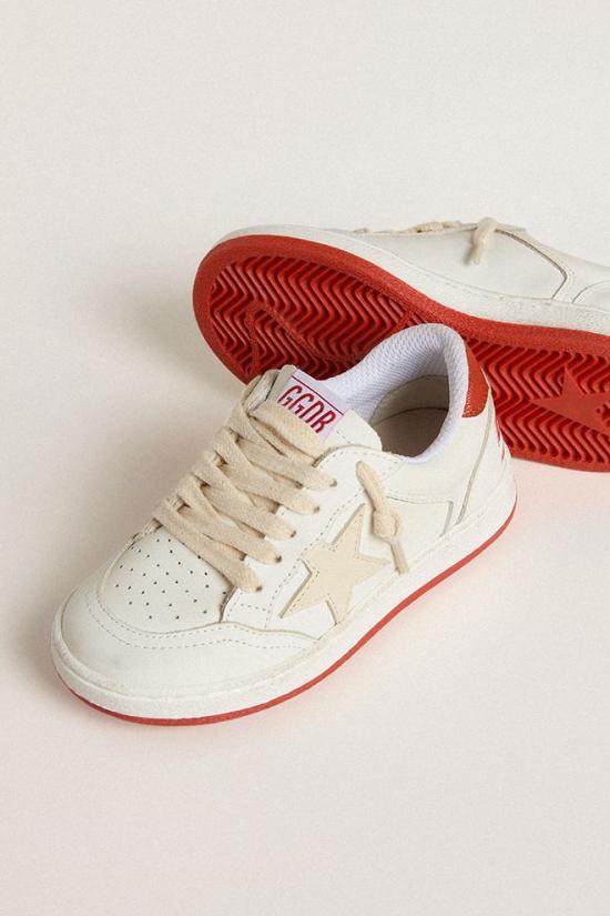 25FW [키즈] 골든구스 스니커즈 GJF00327 F007452 12270 White - GOLDEN GOOSE