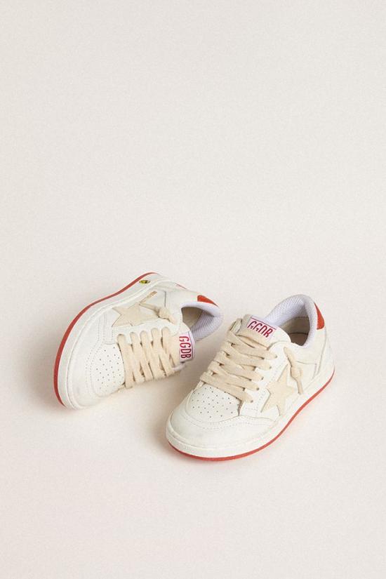 25FW [키즈] 골든구스 스니커즈 GJF00327 F007452 12270 White - GOLDEN GOOSE