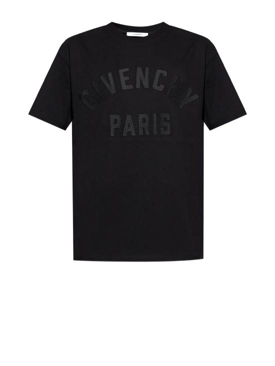 25FW 지방시 반팔 티셔츠 BM71NK3YRS 001 Black