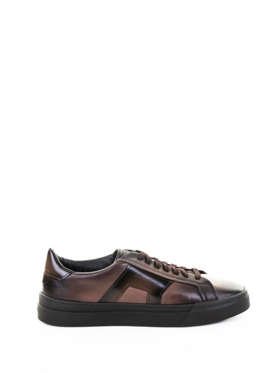 25FW 산토니 스니커즈 MBGT22018 SMORGONT50 DARK BROWN