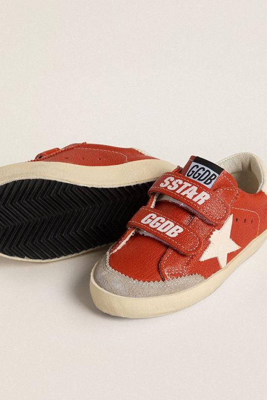 25FW [키즈] 골든구스 스니커즈 GJF00224 F007432 82981 Orange - GOLDEN GOOSE