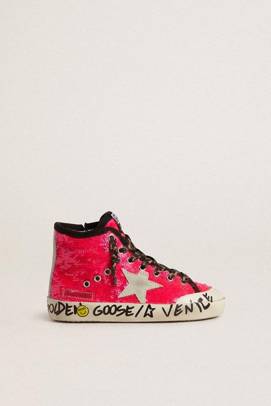 25FW [키즈] 골든구스 스니커즈 GYF00114 F007580 25612 Pink - GOLDEN GOOSE