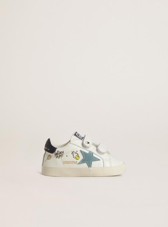 25FW [키즈] 골든구스 스니커즈 GIF00166 F007411 82479 White - GOLDEN GOOSE