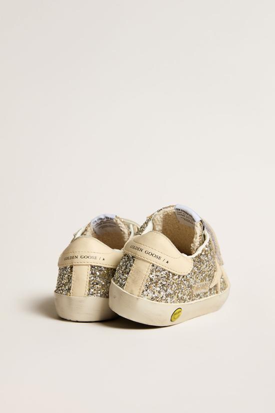 25FW [키즈] 골든구스 스니커즈 GJF00111 F005314 65195 Silver - GOLDEN GOOSE