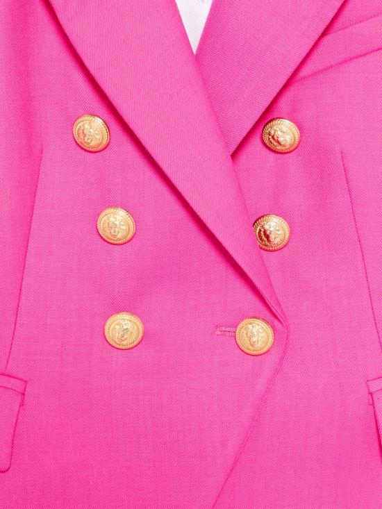 25SS [키즈] 발망 자켓 BW2A04 I0196 50LOR Fuchsia - BALMAIN