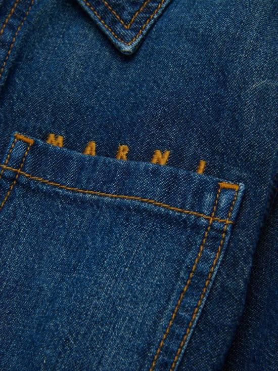 25FW [키즈] 마르니 셔츠 M01581 M00VL 0M01 Blue - MARNI