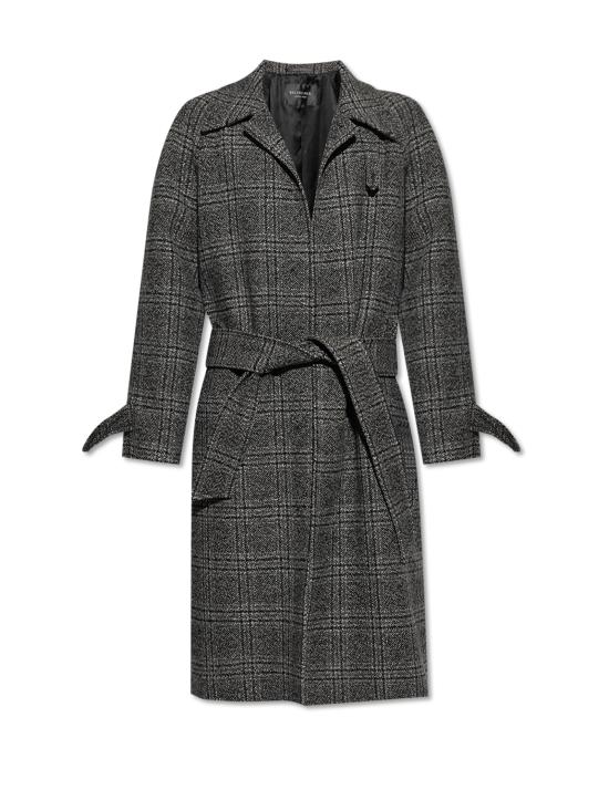 25FW 발렌시아가 원 레이어 레글런 코트 838934 TSU201269 C BLACK GREY