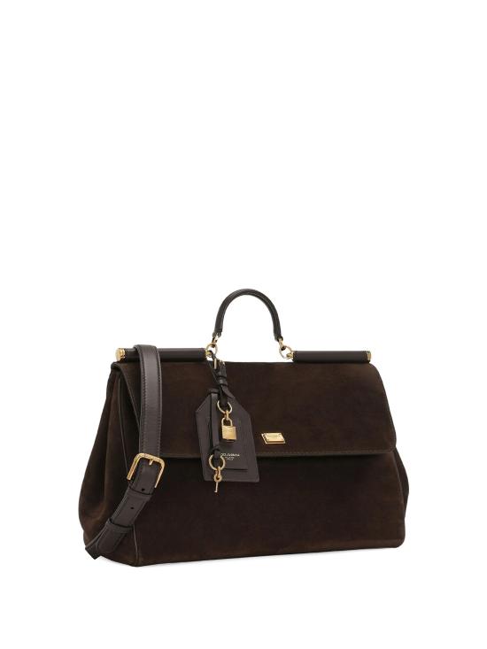 25FW 돌체앤가바나 토트백 BB7814 BO9038M157 EBANO MORO - DOLCE & GABBANA