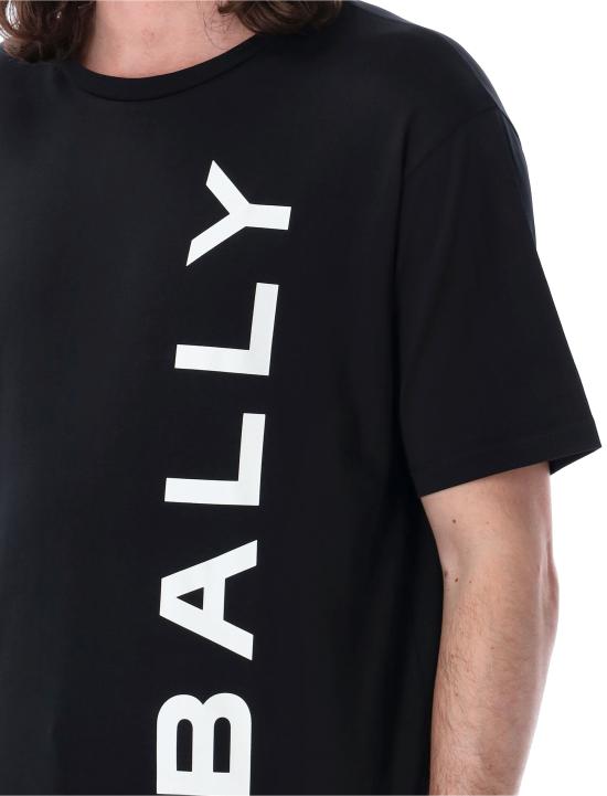  발리 반팔 티셔츠 MJE05C CO018U901 BLACK - BALLY