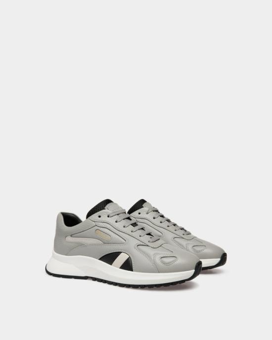  발리 스니커즈 MSK09U VT711I7L4 SEAL DUSTYWHITE BLK - BALLY