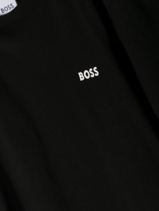25SS [키즈] 휴고보스 티셔츠 J25P23 09B Black - HUGO BOSS