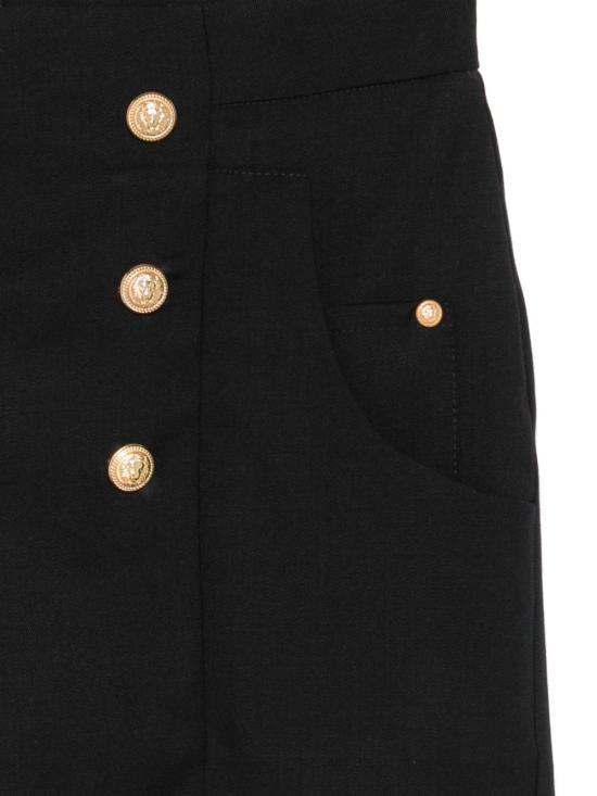 25SS [키즈] 발망 쇼츠/버뮤다 BW6A59 I0196 930OR Black - BALMAIN