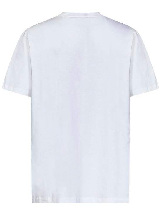 24FW 발망 반팔 티셔츠 DH1EG000BB17 GAB BLANC NOIR - BALMAIN