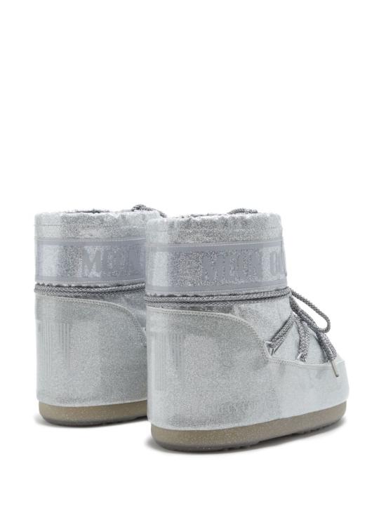 24FW [키즈] 문부츠 아이콘 나일론 로우 부츠 80D1409440 H001 Silver - MOON BOOT