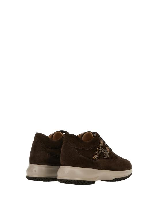 25FW 호간 스니커즈 HXW00N02011 UH60UU0 CHOCOLATE BROWN - HOGAN