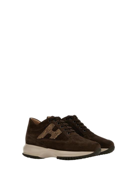 25FW 호간 스니커즈 HXW00N02011 UH60UU0 CHOCOLATE BROWN - HOGAN