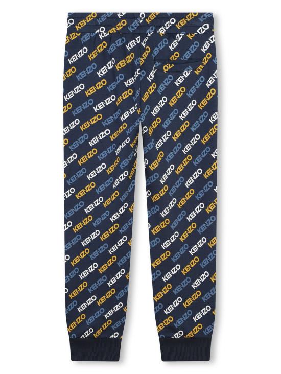 24FW [키즈] 겐조 트레이닝/조거 팬츠 K60787 84A MARINE - KENZO