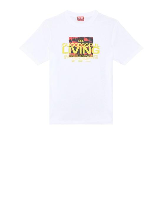  디젤 반팔 티셔츠 A12275 0BEAF100