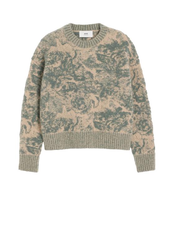  아미 스웨터 UKS048 KN0060 2024 Beige