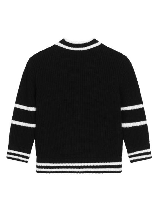 25SS [키즈] 돌체앤가바나 가디건 L4KWA3 JCVZX N0000 Black - DOLCE & GABBANA