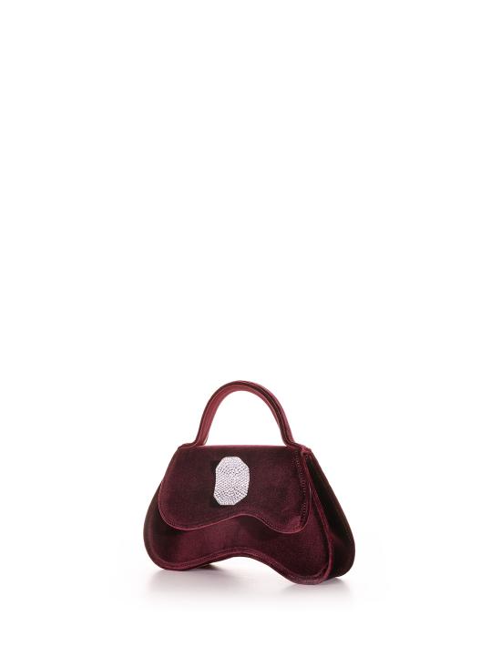  말론 슐저 토트백 DIVINE SMALL 15 VELVET CALFWINE WINE - MALONE SOULIERS